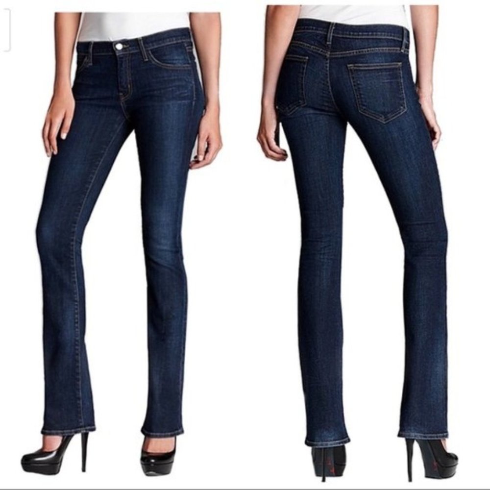 KORAL Mid-rise Bootcut Dark Wash Jeans 27 x 34